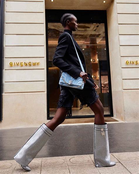 givenchy silver boots